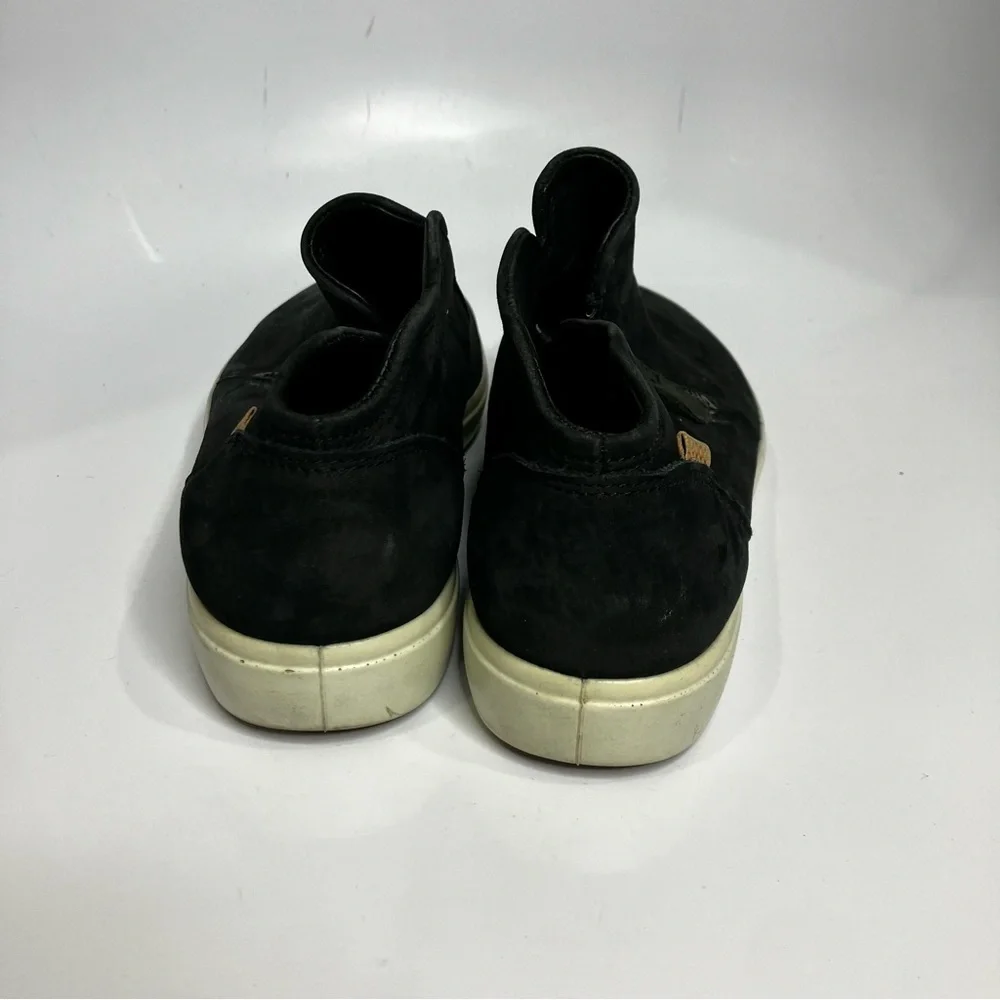 ECCO soft 7 low zip‎ booties black leather size 40